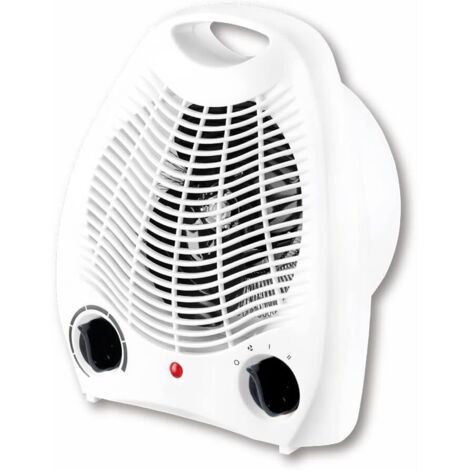 Radiateur soufflant électrique ,Réchaud électrique,1000W / 2000W , Thermo Convecteur à Air Chaud 2 Pouvoirs Bouton Intuitif, Silencieux, Portable