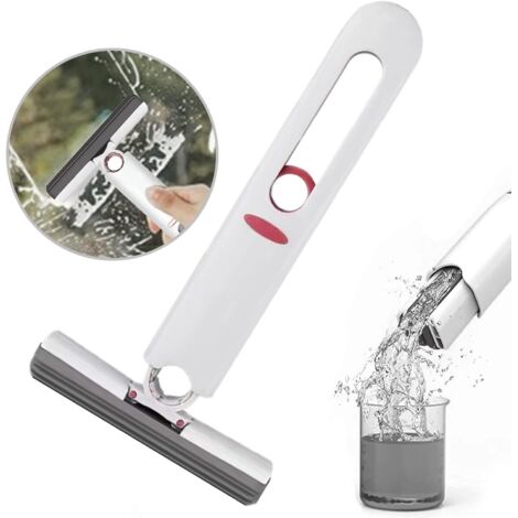 Portable Extrusion vadrouille lavabo Nettoyage Mini vadrouille Absorbant l'eau Sponge Head Enfants vadrouille Chiffon Salle de Bains Cuisine Vaisselle Bureau Voiture Alternative Verre