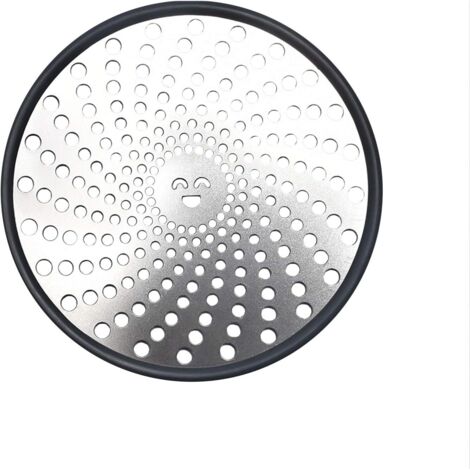 Attrape Cheveux Lavabo Crépine Tamis Filtre de Vidange de Douche Filtre de Vidange à Bouchon D'égout Crépine D'évier de Cuisine en Acier Inoxydable Crépine de Bain pour Salle de Bain Cuisine et WC