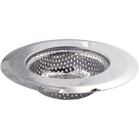 Crépine d'évier de Cuisine crépine de Filtre de vidange en Acier Inoxydable Grand Panier à Jante Large crépine de vidange Receveur de Nourriture pour l'évier de Cuisine (1/5)