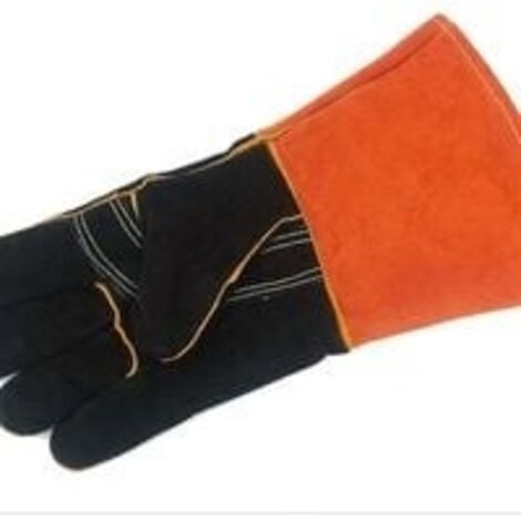 Gants De Travail En Cuir Pour Soudure - Taille Large, Marron, Modèle 31-4013KV, Neuf
