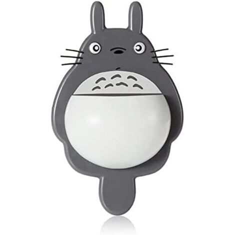 Accueil Salle de bain Totoro Brosse à dents Porte-dentifrice, Supports de rangement à ventouse et supports muraux Étagères de salle de bain (B)