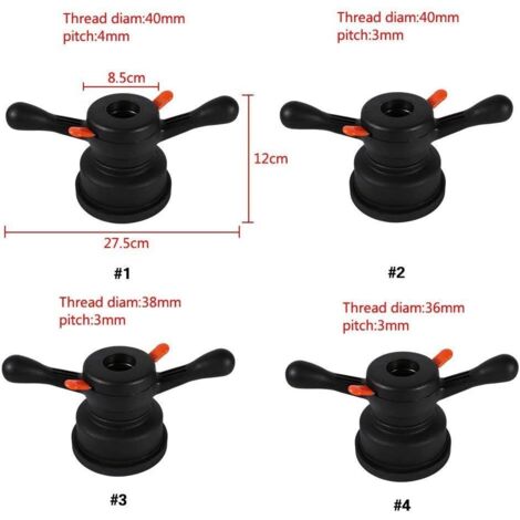 Kit De 4 Cônes 40 Mm Pour équilibreuse De Roue – Adaptateur Balancer Voiture/camping‑car – Neuf