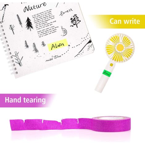 Lot De 6 Rouleaux De Ruban Adhésif Fluorescent, Réactif à La Lumière Noire, Idéal Pour Les Fêtes Lumineuses Et Les Projets Artistiques (15 Mm X 5 M) (6 Couleurs