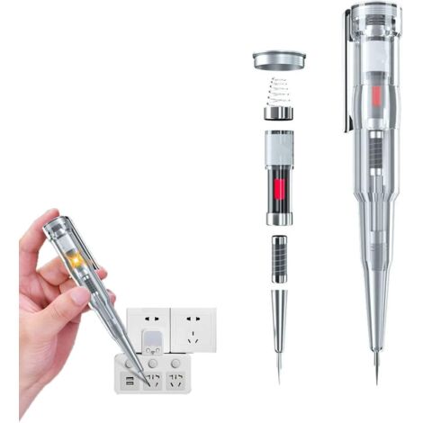 Stylo testeur électrique réactif, stylo électrique induit par testeur de tension étanche 70-250 V, stylo testeur électrique réactif, stylo testeur de tension sans contact (1 pièces)