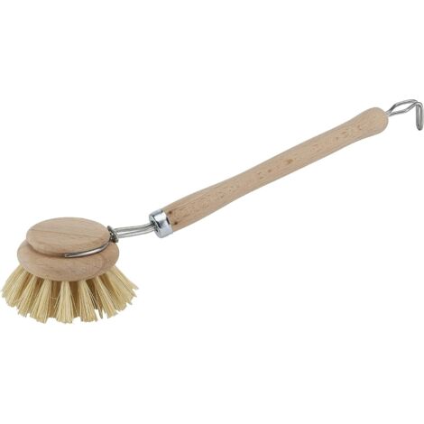 Brosse à vaisselle en bambou en bois naturel, lave - vaisselle pour le nettoyage des ustensiles de cuisine