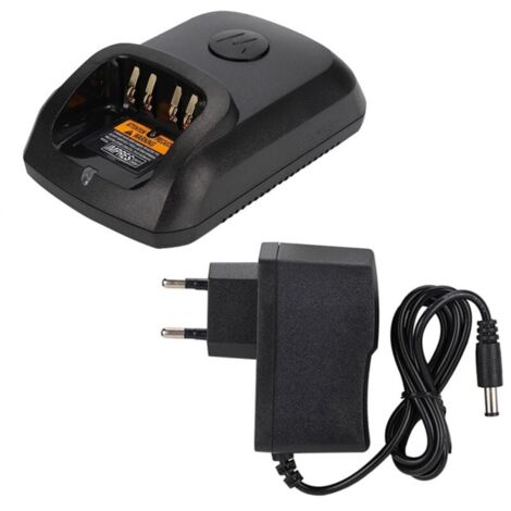 Chargeur de talkie-walkie 100-240V (prise ue) pour Motorola XIR P8268 DP4400 DP4800 DP4801 DEP550