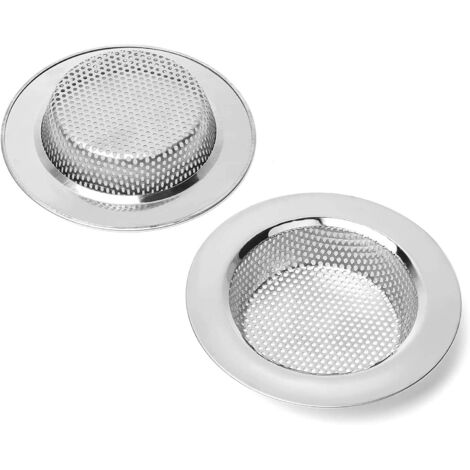 Filtre évier Cuisine, Filtre à évier en Acier Inoxydable, Grille pour evier Cuisine, Plus épais, diamètre extérieur 112 mm / 4,4 Pouces(Grande Taille) (1/5)