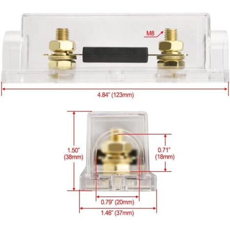 Porte fusibles Pour Voiture Audio Vid o St r o ANL Calibre 0 2 4 porte-fusibles-pour-voiture-audio-vid-o-st-r-o-anl-calibre-0-2-4
