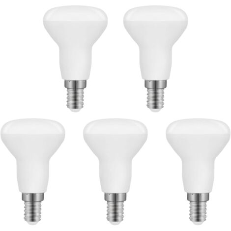 Ampoule LED R50 E14 5W, R50 LED E14 Réflecteur Équivalent Ampoule Incandescente E14 40W, Blanc Froid 6500K 550LM, Non Dimmable, Lot de 5 [Classe énergétique F]