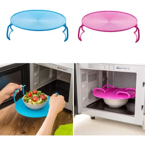 Cuiseur Vapeur Silicone Double Pour Micro-ondes – Bols Pratiques, Passe Partout (vert)