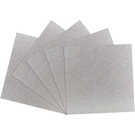 5Pcs Plaque à Micro-ondes Couvercle de Guide d'ondes Plaque de Mica Universelle pour Four à Micro-Ondes Feuille de Mica 1210cm Facile à Découpé pour Réparer Micro-Ondes