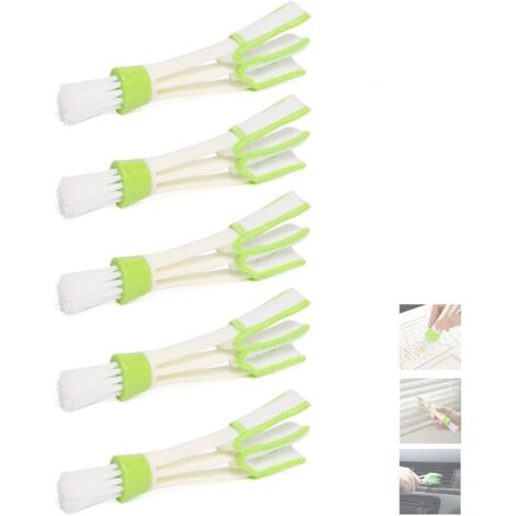5 Brosses de Nettoyage de Voiture, Brosses Souples pour Tableau de Bord,Outils de Nettoyage de Voiture Multifonctionnels adaptés pour les Moteurs, les Roues, les Lntérieurs, Les Garnitures, les évents