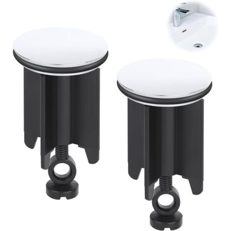 Pièces Bouchons de vidange,40MM Bouchon Lavabo Salle de Bain,Bouchon de Lavabo Universel,Réglable en hauteur Bouchon d’évacuation,Bouchons de canalisation pour éviers de cuisine et de salle de bains