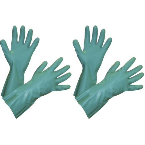 Gants industriels Taille 10/XL Vert (Lot de 2)