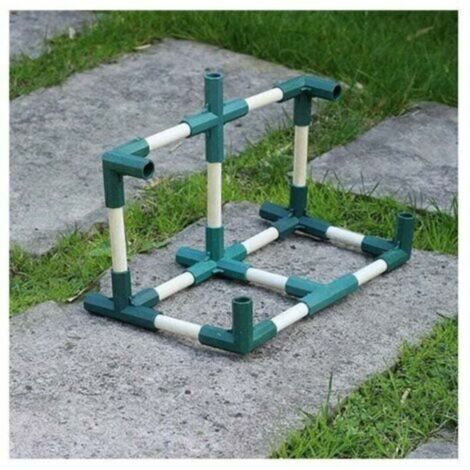 Lot De 10 Connecteurs En Croix Plastique KADAX Pour Piquets De Jardin – Diamètres 8/11/16 Mm – Accessoires Solides Pour Serre & Supports Plantes