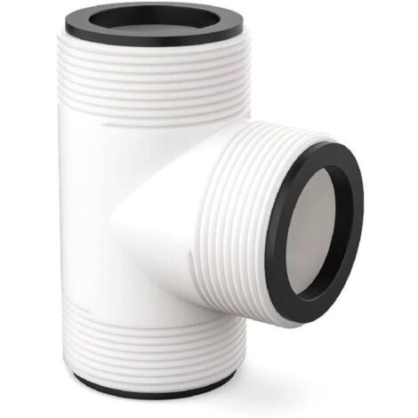 Raccord en T pour tuyau de piscine, kit de raccordement de 1,5 pouce, compatible avec les raccords en T pour tuyaux de piscine, pour les pièces de raccordement des tuyaux des piscines hors sol. (1/5)