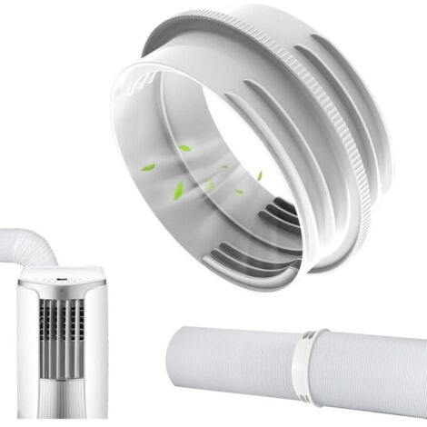 Tuyau Climatiseur Mobile Adaptateur Clim Fenetre, 130 mm intérieur/150 mm Extérieur, Raccord de Tu-yau d'échappement de Climatisation, Adaptateur de Tuy-au D'échappement pour Climatisation
