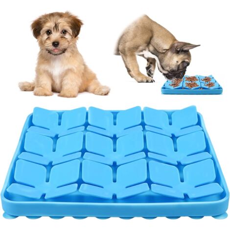 Tapis de Chien Snuffle Mat, Silicone Gamelle d'alimentation Lente Éducateur pour Chiens Dog Puzzle Toys Tapis de Fouille