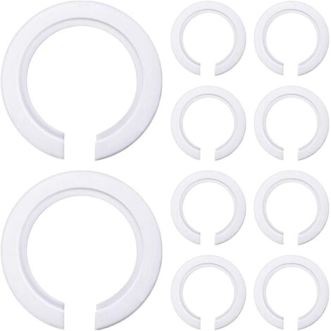 10Anneau Réducteur Abat Jour,E27 à E14 Anneau Adaptateur pour Luminaire à Vis,Anneau de Remplacement pour Douille,Convertisseur de Bague d'Abat-Jour en Plastique pour Lampe de Bureau Plafonniers