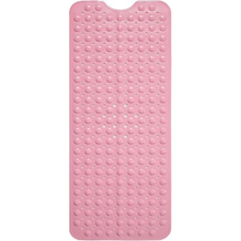 Tapis de bain antidérapant de qualité supérieure, 200 ventouses, sans BPA, sans latex, résistant à la moisissure, lavable en machine, sûr, durable et confortable pour salle de bain (100 x 40 cm, style