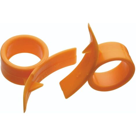 Plastic Orange Peelers (Set of 2) - Orange