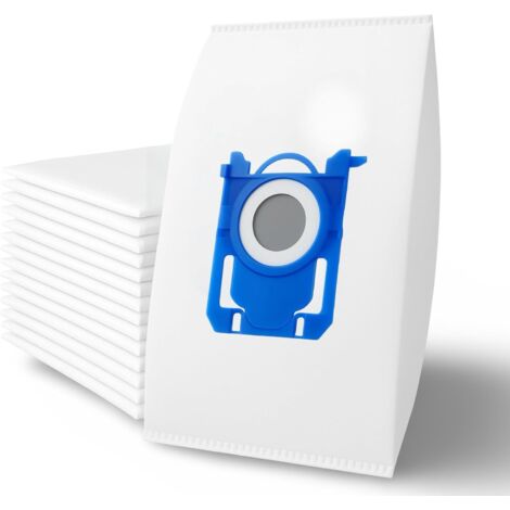 Sacs d’aspirateur - Lot de 10 - Compatibles avec aspirateurs Philips, AEG et Electrolux - Sacs S-BAG - Remplacement pour FC8021, GR201S et E200S - Accessoires pour aspirateur - Qualité premium