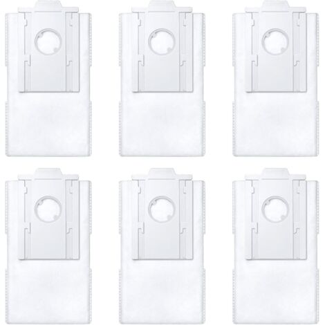 6 Pcs Sacs à poussière d'aspirateur pour Samsung VCA-RDB95 Jet Bot+ Jet Bot AI+ Robot Aspirateur Pièces de rechange (1/5)