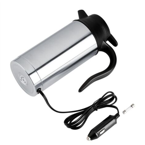 Bouilloire électrique 750ml 120W – Acier inoxydable 304 – Compatible allume-cigare 12V – Temps de chauffage 25 min