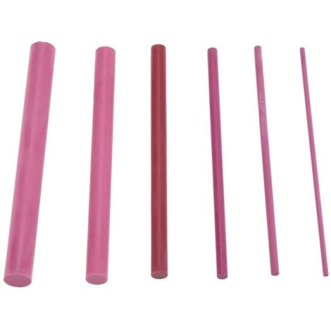 Ensemble de 6 pierres à aiguiser rubis à grain 3000 pour le polissage et l'affûtage.
