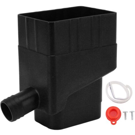 Système de collecte d'eau de pluie – Déviateur de gouttière professionnel – Résistant aux UV – Compatible avec descentes 2" x 3" (1/5)