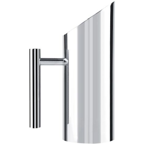 Carafe à eau en acier inoxydable avec garde-glace, pichet à boire froid, outil de service pour la maison et l'htel (1L) (1/5)