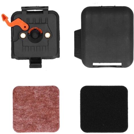 Couvercle de Filtre à Air + Base + Accessoire de Tronçonneuse en Coton pour Filtre à Air pour Stihl HS80 FS80 FS85