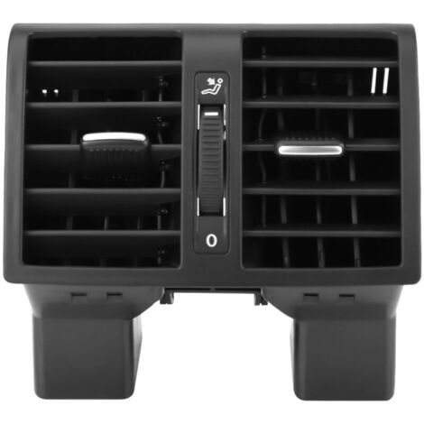 Grille d'aération arrière pour Touran et Caddy 2004-2015 – Plastique noir – Installation facile – Dimensions 13,4x8,9x13cm - 1T0819203