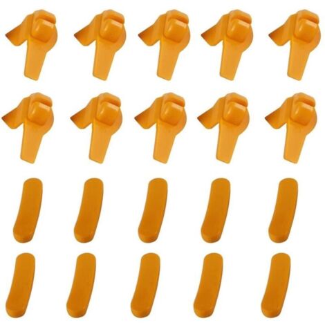 20 pièces Tête de Démonte-pneu avec Protège-jante et Insert Canard pour Changement de Pneus (1/5)