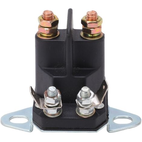 Relais de solénode de démarreur ABS botier bobine de cuivre remplacement de relais de tondeuse à gazon pour véhicule 12V