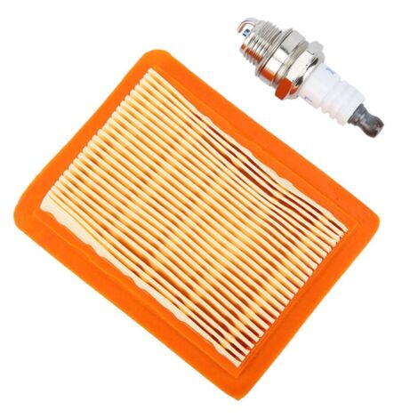 Kit de service filtre à air et bougie d'allumage pour débroussailleuse Stihl FS120 FS200 FS250 – Compatible 4134 141 0300 – Économie d'entretien