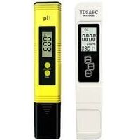 Testeur de pH, testeur de pH de piscine mesure TDS pH EC température qualité de l'eau testeur de pH pour eau potable, piscine, aquarium, boissons, culture hydroponique