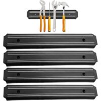 Porte Outils Mural magnetique 4 Pieces 33 cm x 5 cm Barre magnetique Outillage Barre aimantée pour Outils Panneau Porte Outils Barre aimantée Barre aimantée Barres magnétiques pour Outils