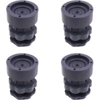 4-Piece Universal Adjustable Rubber Shock Pads for Washers, Dryers, Refrigerators