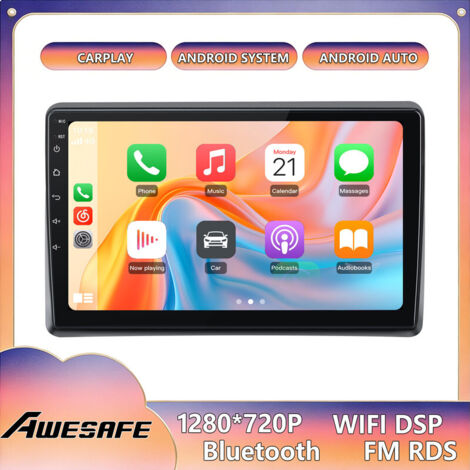 AWESAFE Autoradio Android 13 4GB+64GB für Renault Master Nissan NV400 Opel Movano2 (2009-2021) 10'' Bildschirm CarPlay Android Auto