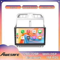 AWESAFE Autoradio Android 13 für Peugeot 307 307CC 307SW (2002–2013) 2GB+32GB 9'' Touchscreen CarPlay Android Auto GPS WiFi