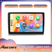 AWESAFE Autoradio Android 13 2GB+32GB für Ford New Transit (2009-2019) 9'' Bildschirm mit CarPlay GPS Bluetooth Android Auto RDS WiFi
