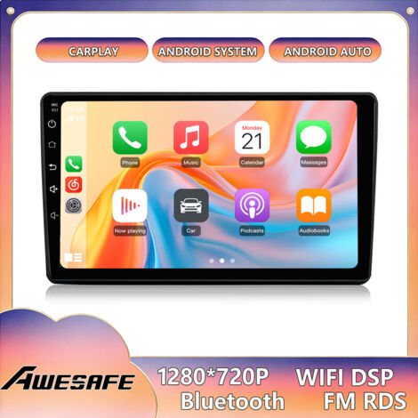 AWESAFE Autoradio Android 13 per Citroën Berlingo 2 (2008-2019) 4GB+64GB con Schermo Touch 9'' CarPlay Android Auto GPS WiFi