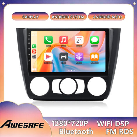 AWESAFE Autoradio Android 13 para BMW Serie 1 E81 E82 E87 E88 (2004-2011) 2GB+32GB Pantalla de 9'' CarPlay Android Auto GPS WiFi (1/5)