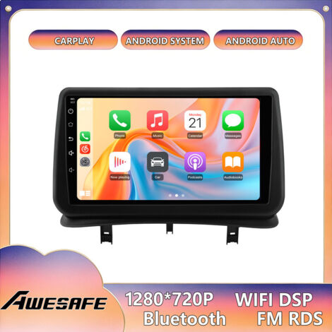 AWESAFE Autoradio Android 13 para Renault Clio 3 (2005-2014) 6GB+128GB con Pantalla Táctil de 9'' CarPlay GPS Bluetooth Android Auto (1/5)