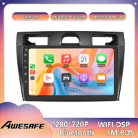 AWESAFE Radio de Coche Android 13 para Ford Fiesta (2006-2011) 2GB+32GB con Pantalla Táctil de 9'' CarPlay Android Auto GPS Bluetooth FM