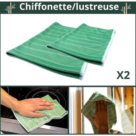 6 Stck Bambus Mikrofaser Fensterputztcher Wiederverwendbare  Reinigungstcher Ultra saugstarke & fusselfreie Putzlappen