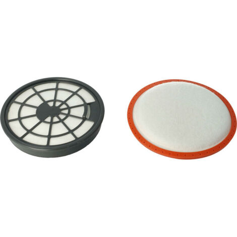 Filter-Set kompatibel mit Dirt Devil DD2620-9, DD2650-0, DD2650-1, DD2651-0, DD2651-1 - 2x Ersatz-Filter (Abluft-Filter, Motorschutz-Filter) (1/5)