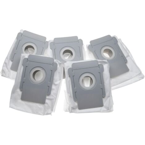 5x Staubsaugerbeutel kompatibel mit iRobot Roomba i7, i7+, i7 Plus Staubsauger - Mikrovlies, 15,2cm x 12.6cm, Weiß (1/4)